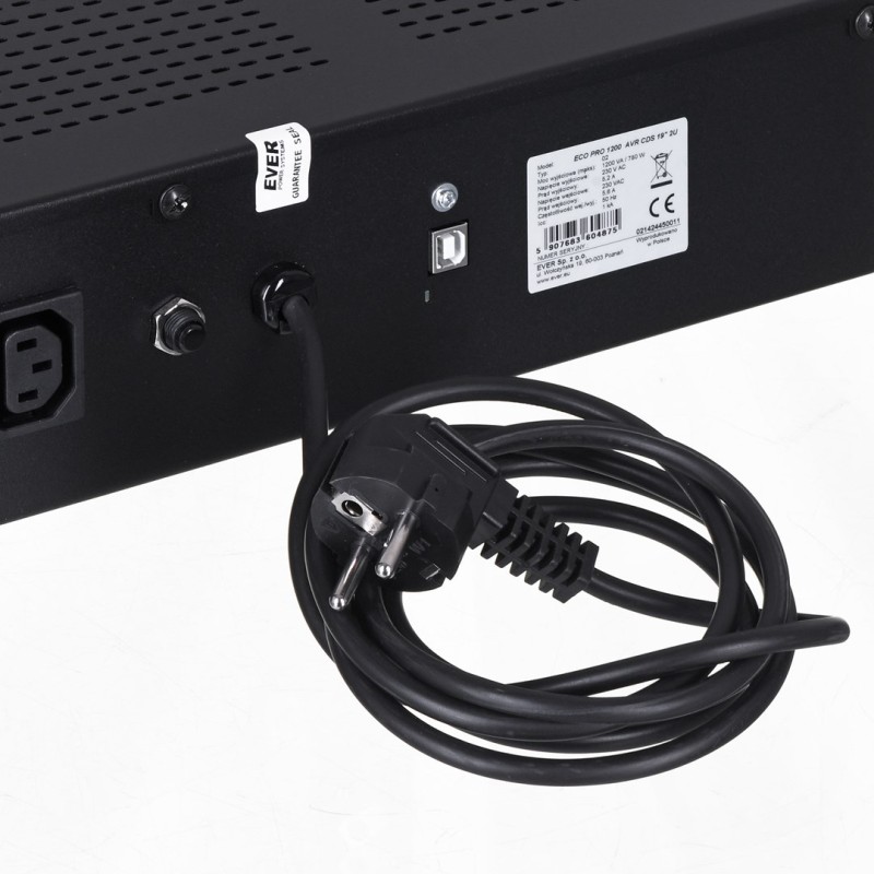 UPS EVER ECO Pro 1200 AVR CDS 19 UPS EVER ECO Pro 1200 AVR CDS 19