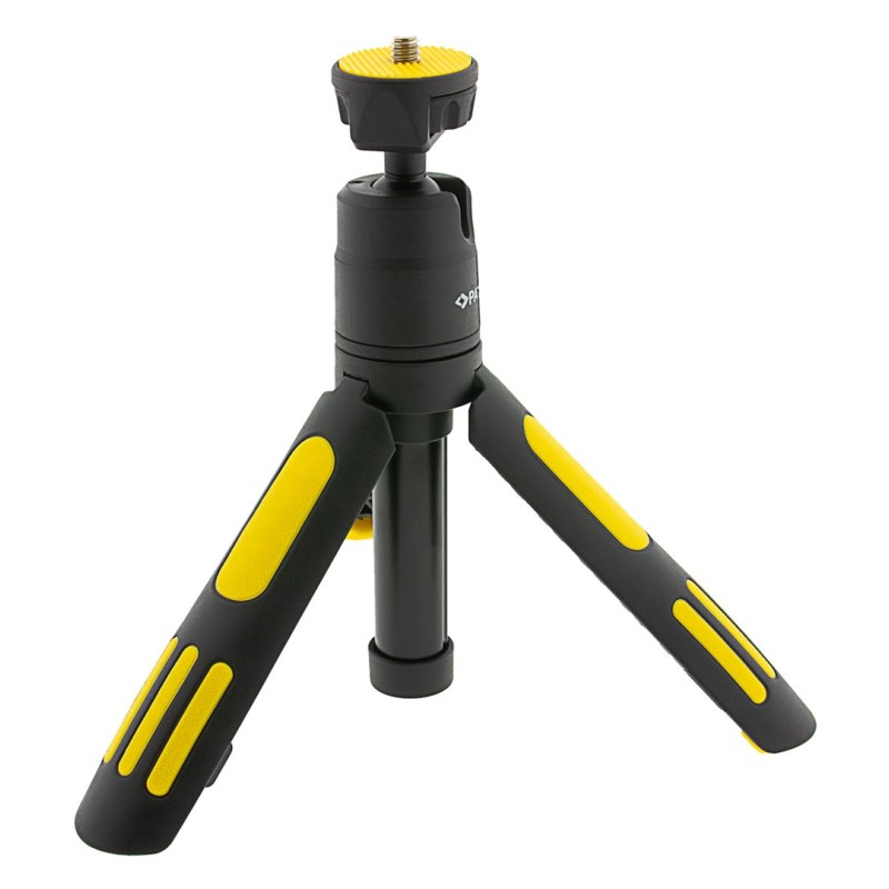 PATONA Premium Adjustable tripod with smartphone holder Black, Yellow
