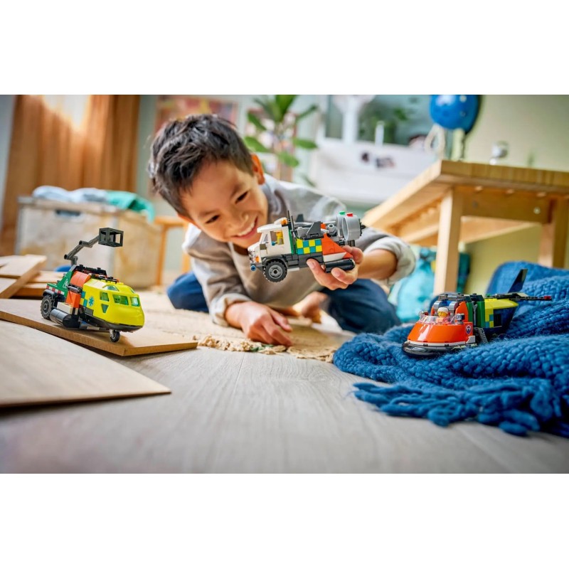 LEGO CITY 60505 Airplane, Service Truck and Hovercraft Rem