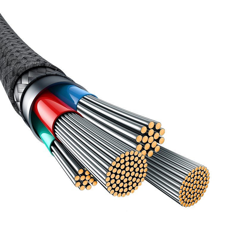 Baseus Unbreakable USB A to iP cable 1 m 5V-2.4A Black Baseus Unbreakable USB A to iP cable 1 m 5V-2.4A Black