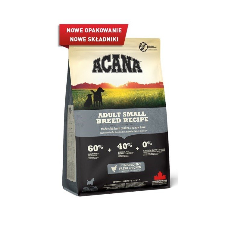 ACANA Adult Small breed - dry dog food - 2kg ACANA Adult Small breed - dry dog food - 2kg