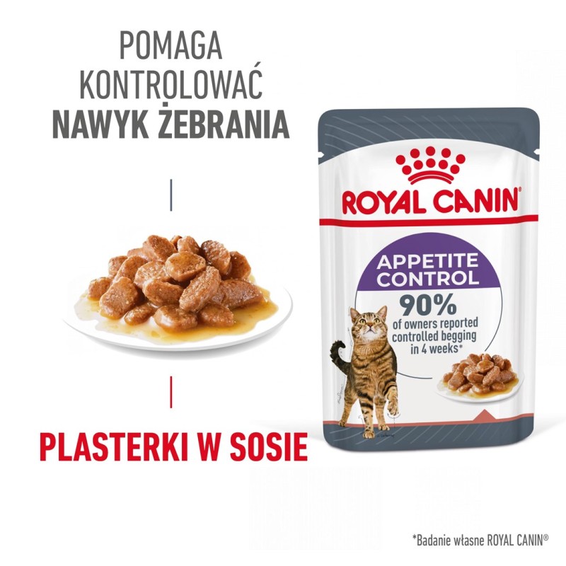 ROYAL CANIN Appetit Control pieces in sauce - wet cat food - 12 x 85g ROYAL CANIN Appetit Control pieces in sauce - wet cat food - 12 x 85g