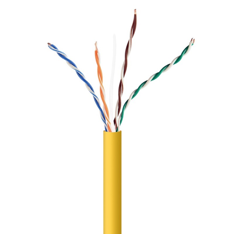 Gembird UPC-5004E-SOL-Y CAT5e UTP LAN cable (CCA), solid, 305m, yellow Gembird UPC-5004E-SOL-Y CAT5e UTP LAN cable (CCA), solid, 305m, yellow