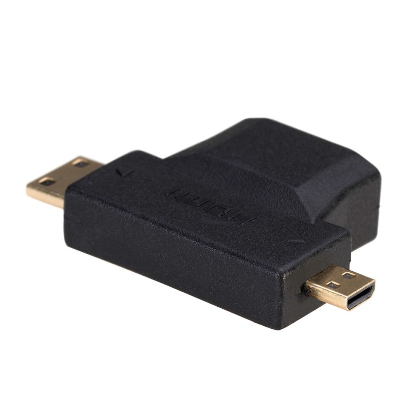Akyga AK-AD-23 cable gender changer HDMI miniHDMI / microHDMI Black Akyga AK-AD-23 cable gender changer HDMI miniHDMI / microHDMI Black
