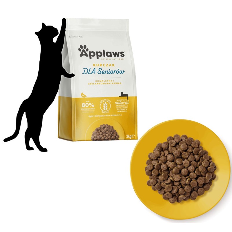 APPLAWS Senior Chicken - dry cat food - 2kg