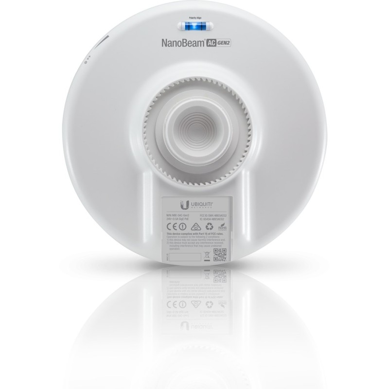 Ubiquiti NanoBeam 5AC Gen 2 Network bridge 450 Mbit/s White Ubiquiti NanoBeam 5AC Gen 2 Network bridge 450 Mbit/s White