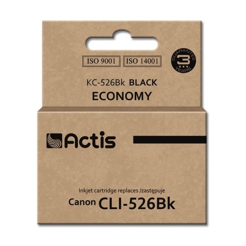 Actis KC-526Bk Ink Cartridge (replacement for Canon CLI-526BK; Standard; 10 ml; black) Actis KC-526Bk Ink Cartridge (replacement for Canon CLI-526BK; Standard; 10 ml; black)