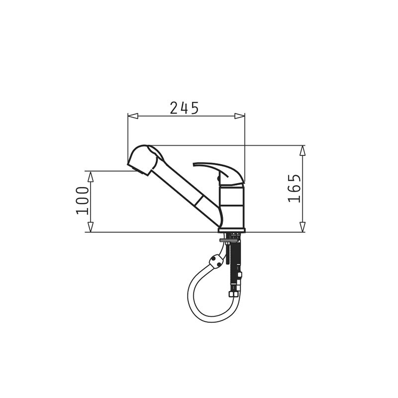 PYRAMIS 090913801 kitchen faucet Chrome PYRAMIS 090913801 kitchen faucet Chrome