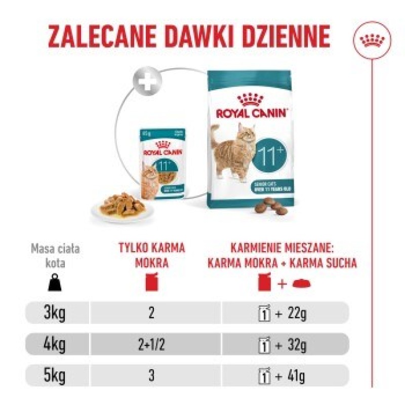 ROYAL CANIN Ageing 11+ Chunks in gravy - wet cat food - 12x85g