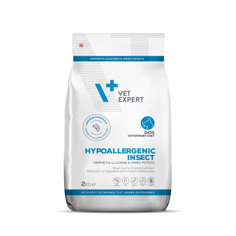 VET EXPERT Veterinary Diet Hypoallergenic Insect Dog - dry dog food - 2 kg VET EXPERT Veterinary Diet Hypoallergenic Insect Dog - dry dog food - 2 kg