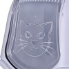 DIAMENTIQ BAYA whie/light grey -  cat litter box - 55,5 x 40 x 38,7 cm