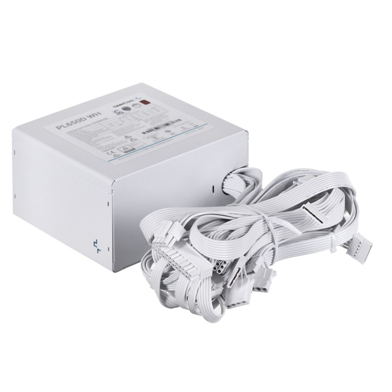 DeepCool PL650D power supply unit 650 W 20+4 pin ATX ATX White DeepCool PL650D power supply unit 650 W 20+4 pin ATX ATX White