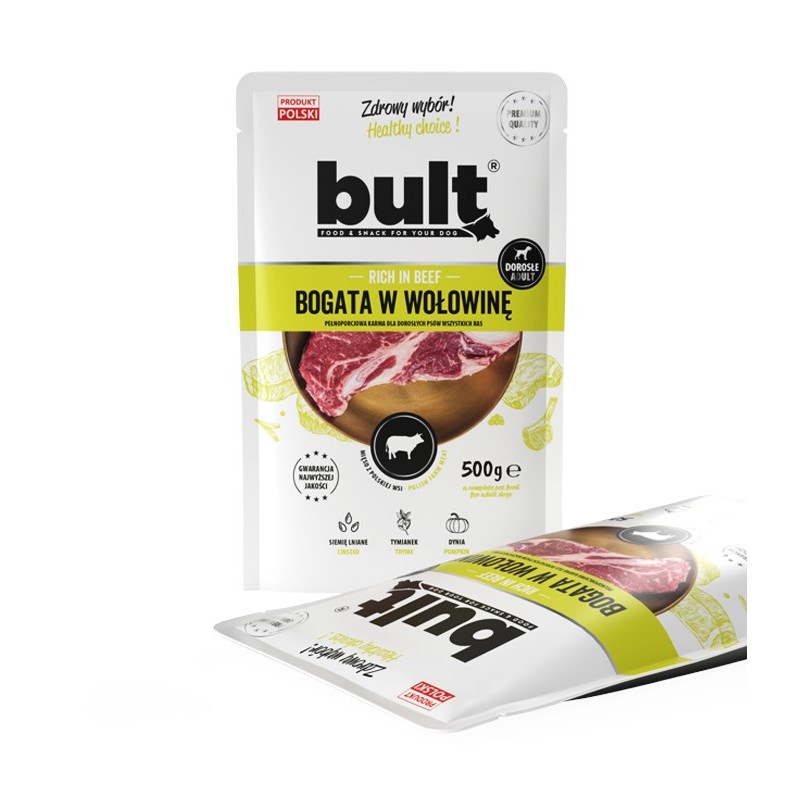 BULT Rich in beef - wet dog food - 100g