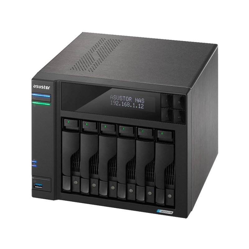 Asustor LOCKERSTOR 6 NAS Desktop Intel® Celeron® N5105 8 GB DDR4 HDD ADM Black Asustor LOCKERSTOR 6 NAS Desktop Intel® Celeron® N5105 8 GB DDR4 HDD ADM Black