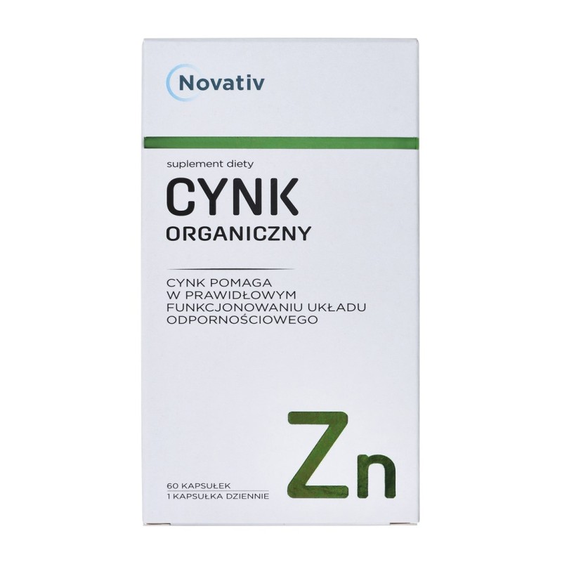 Novativ Organic Zinc 60 capsules Novativ Organic Zinc 60 capsules