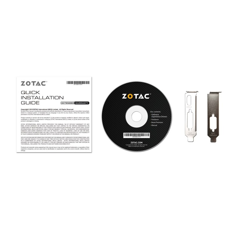 Zotac GeForce GT 710 NVIDIA 2 GB GDDR3 Zotac GeForce GT 710 NVIDIA 2 GB GDDR3