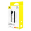 Baseus Flash 2 USB A to USB C fast charging cable 2 m 100 W Black