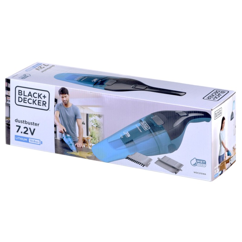 Black & Decker WDC215WA handheld vacuum Blue, Titanium Bagless Black & Decker WDC215WA handheld vacuum Blue, Titanium Bagless