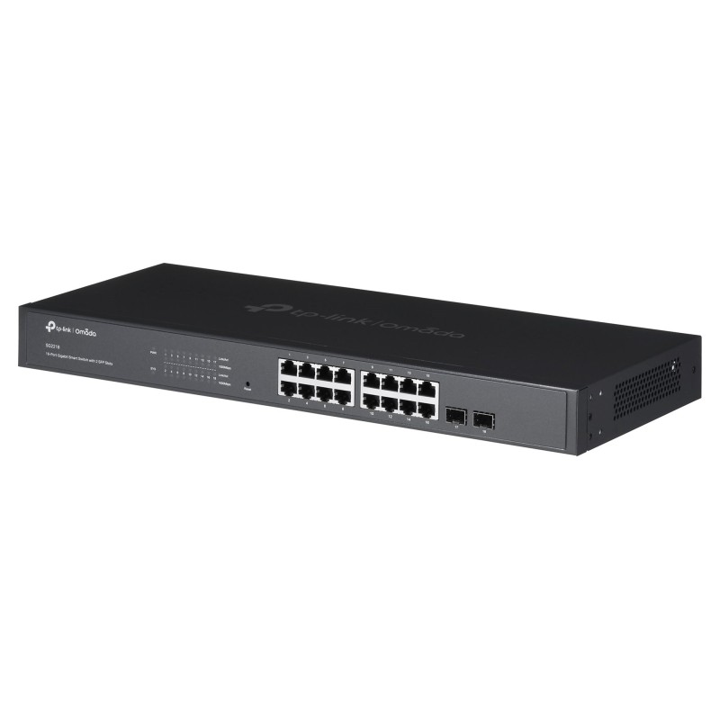 TP-Link Omada 16-Port Gigabit Smart Switch with 2 SFP Slots TP-Link Omada 16-Port Gigabit Smart Switch with 2 SFP Slots