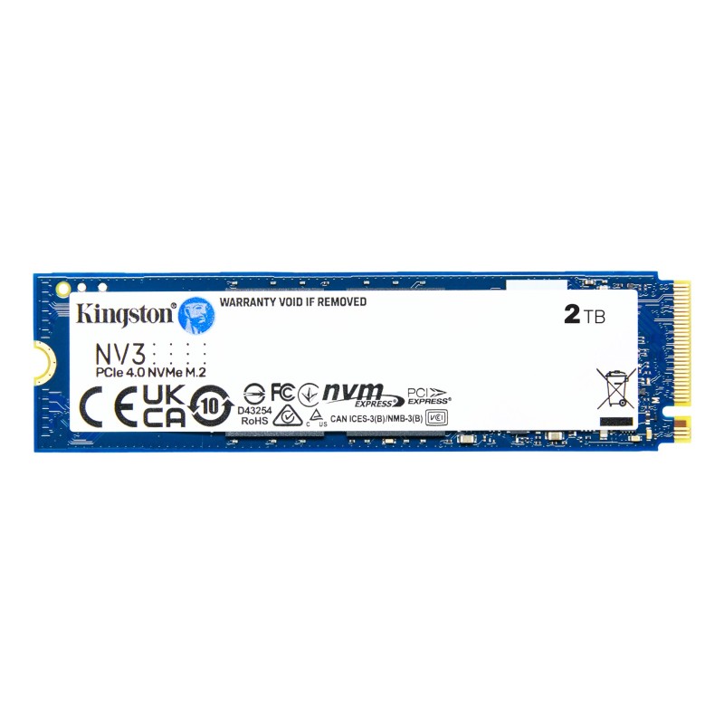 Kingston Technology 2000G NV3 M.2 2280 NVMe SSD Kingston Technology 2000G NV3 M.2 2280 NVMe SSD