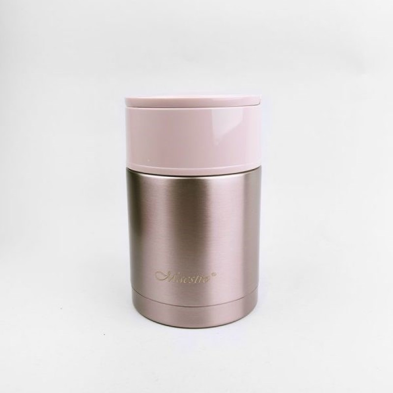 Dinner thermos Maestro MR-1636-80 800 ml, pink Dinner thermos Maestro MR-1636-80 800 ml, pink