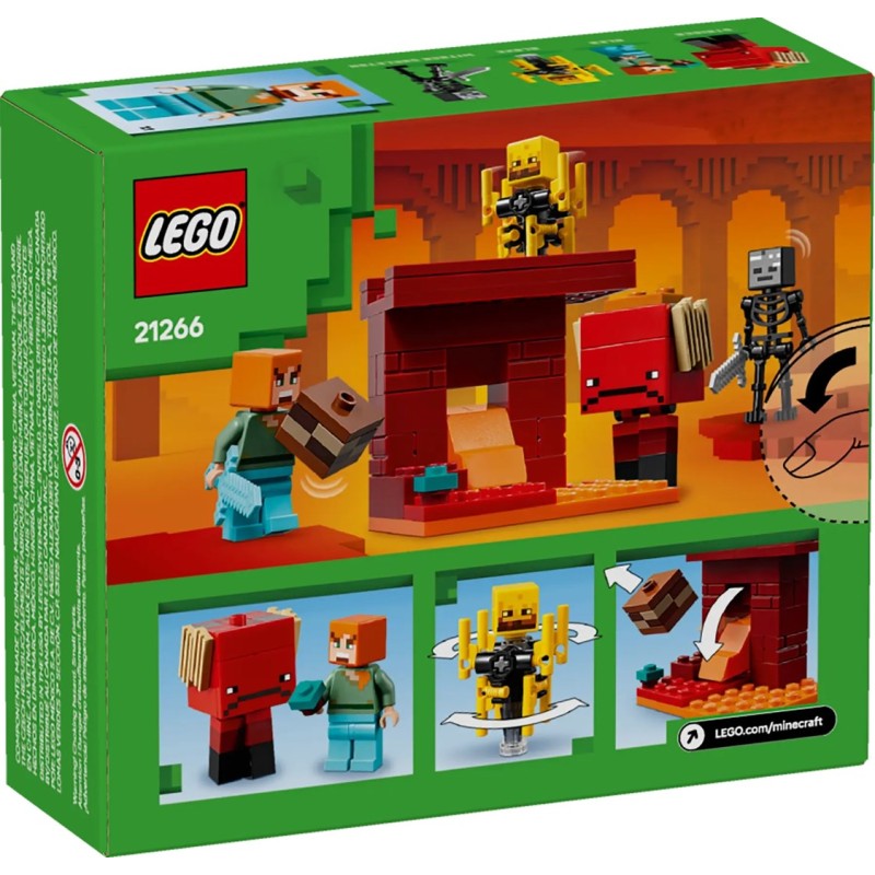 LEGO MINECRAFT 21266 The Nether Lava Battle LEGO MINECRAFT 21266 The Nether Lava Battle