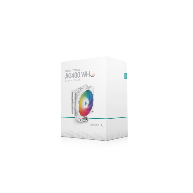 DeepCool AG400 WH ARGB Processor 12 cm White DeepCool AG400 WH ARGB Processor 12 cm White