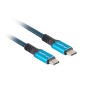 Lanberg CA-CMCM-45CU-0005-BK USB cable USB4 Gen 2x2 0.5 m USB C Black, Blue Lanberg CA-CMCM-45CU-0005-BK USB cable USB4 Gen 2x2 0.5 m USB C Black, Blue