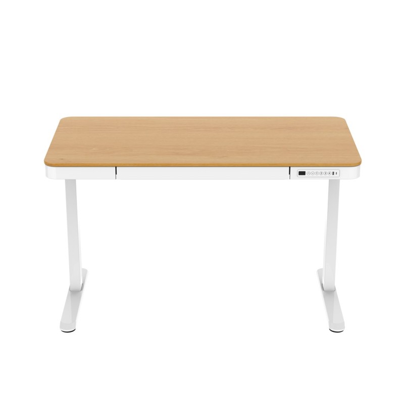 ACTIVEJET desk with electric height adjustment 140x70 ET119W-C white/oak ACTIVEJET desk with electric height adjustment 140x70 ET119W-C white/oak