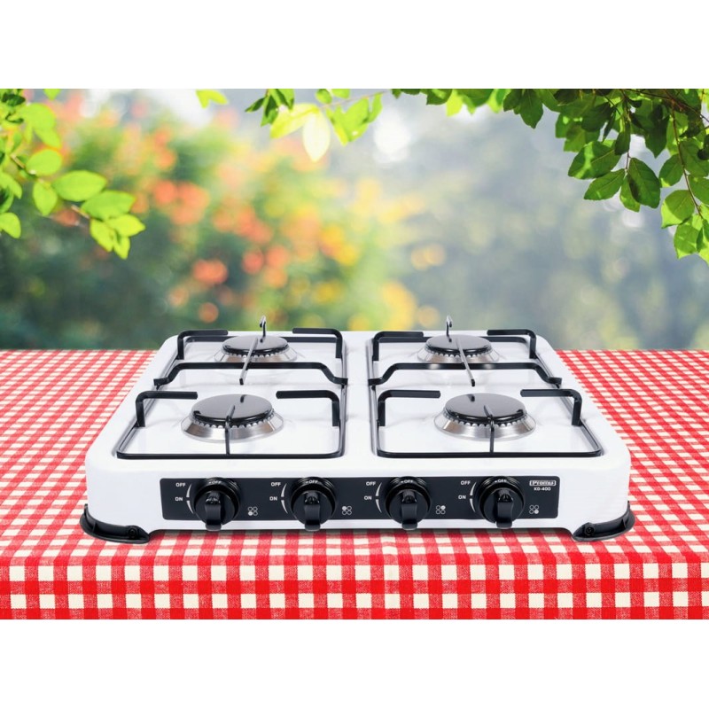 PROMIS KG400 Four-burner gas stove silver PROMIS KG400 Four-burner gas stove silver