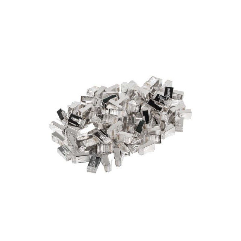 Lanberg PLS-5000 wire connector RJ-45 Stainless steel, Transparent Lanberg PLS-5000 wire connector RJ-45 Stainless steel, Transparent