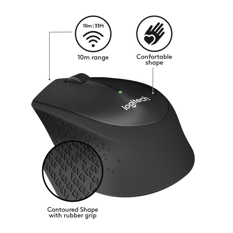 MOUSE LOGITECH M330 SILENT PLUS BLACK MOUSE LOGITECH M330 SILENT PLUS BLACK