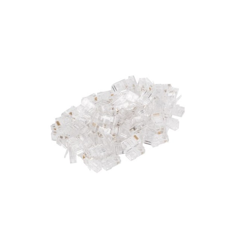LANBERG NETWORK PLUG RJ45 (8P8C) CAT.5E UTP 100PCS LANBERG NETWORK PLUG RJ45 (8P8C) CAT.5E UTP 100PCS