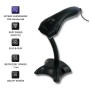 Qoltec 50861 Wired Laser Barcode Scanner 1D