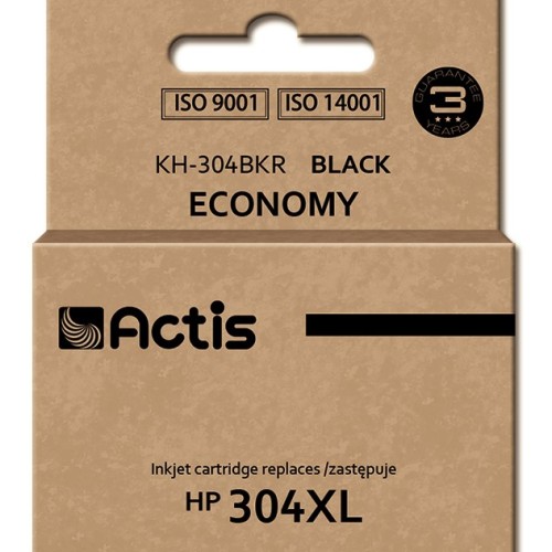 Actis KH-304BKR ink (replacement for HP 304XL N9K08AE; Premium; 20 ml; black)