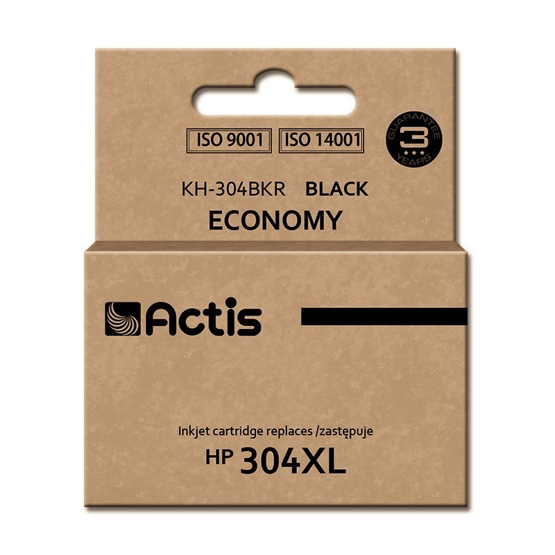 Actis KH-304BKR ink (replacement for HP 304XL N9K08AE; Premium; 20 ml; black)