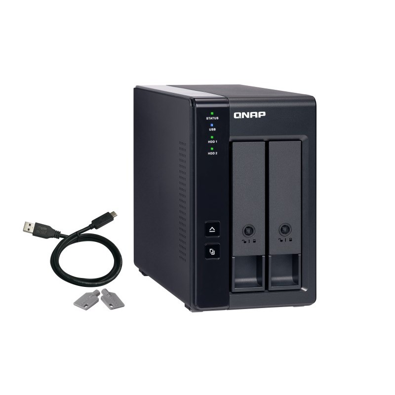Extension unit QNAP TR-002 Black Extension unit QNAP TR-002 Black