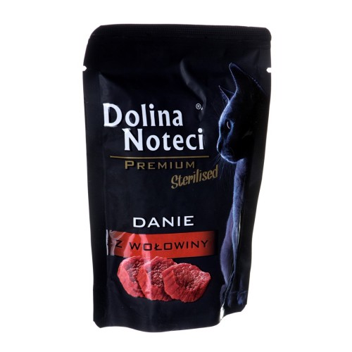 Dolina Noteci Premium Sterilised Beef dish - wet food for sterilised cats - 85g Dolina Noteci Premium Sterilised Beef dish - wet food for sterilised cats - 85g