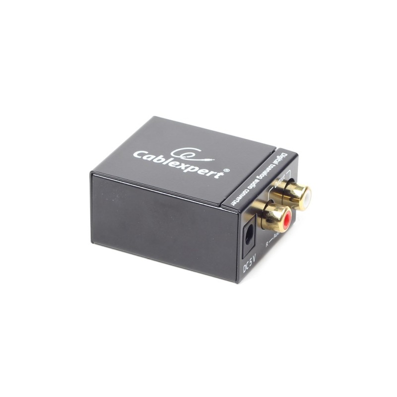Gembird DSC-OPT-RCA-001 audio converter Black Gembird DSC-OPT-RCA-001 audio converter Black