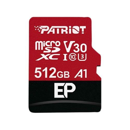 Patriot Memory PEF512GEP31MCX memory card 512 GB MicroSDXC Class 10 Patriot Memory PEF512GEP31MCX memory card 512 GB MicroSDXC Class 10