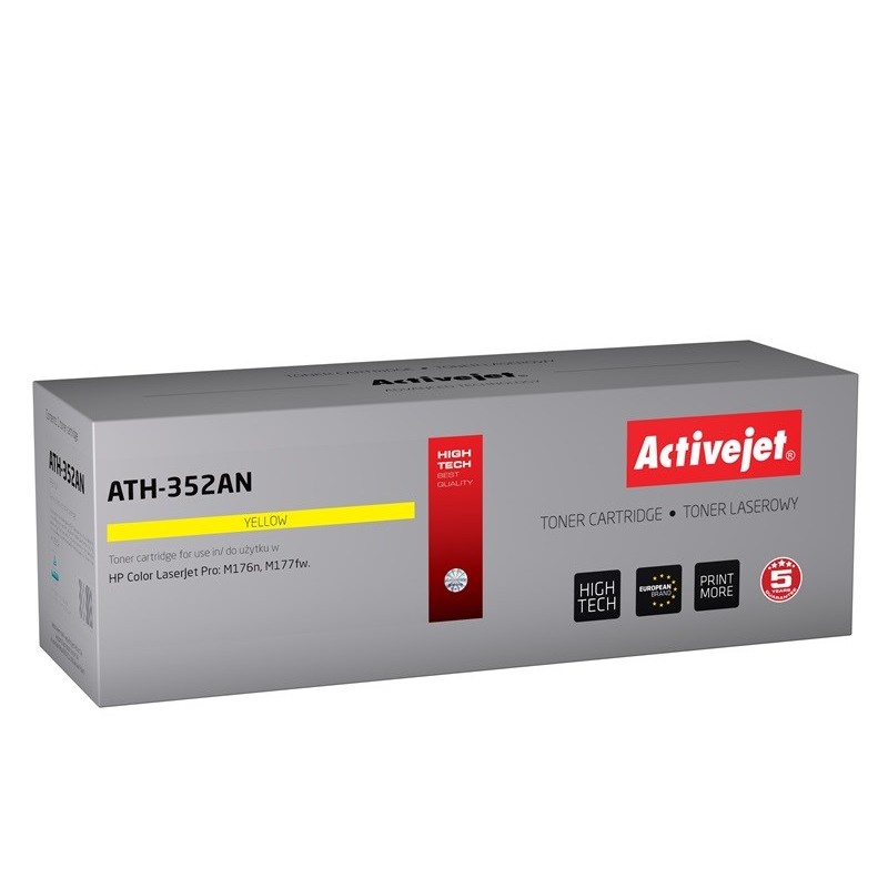 Activejet ATH-352AN Toner (replacement for HP 205A CF352A; Supreme; 1100 pages; yellow)