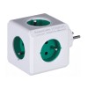 Allocacoc PowerCube Original (E) power extension 5 AC outlet(s) Green,White Allocacoc PowerCube Original (E) power extension 5 AC outlet(s) Green,White