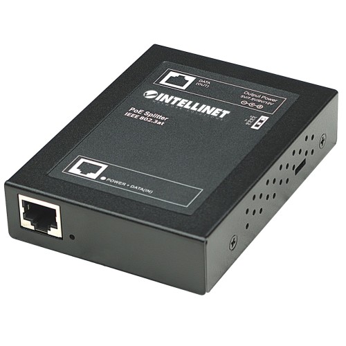 Intellinet Power over Ethernet (PoE+) Splitter, IEEE802.3at, 5, 7.5, 9 or 12 V DC output voltage Intellinet Power over Ethernet (PoE+) Splitter, IEEE802.3at, 5, 7.5, 9 or 12 V DC output voltage