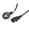 Lanberg CA-C13C-11CC-0050-BK power cable Black 5 m C13 coupler CEE7/7