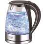Adler AD 1225 electric kettle 1.7 L Black,Stainless steel,Transparent 2200 W