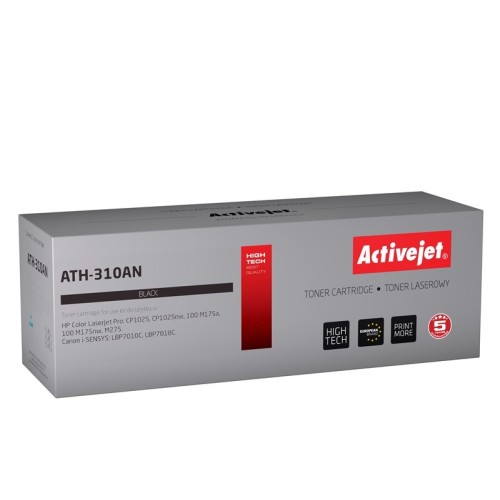 Activejet ATH-310AN Toner (replacement for Canon, HP 126A CRG-729B, CE310A; Premium; 1200 pages; black) Activejet ATH-310AN Toner (replacement for Canon, HP 126A CRG-729B, CE310A; Premium; 1200 pages; black)
