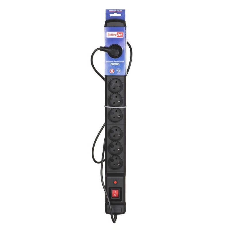 Activejet ACJ COMBO 9GN 1,5M power strip with cord Activejet ACJ COMBO 9GN 1,5M power strip with cord