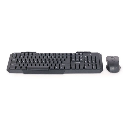 Gembird KBS-WM-02 keyboard Mouse included RF Wireless QWERTY US English Black Gembird KBS-WM-02 keyboard Mouse included RF Wireless QWERTY US English Black