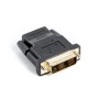 Lanberg AD-0013-BK cable gender changer HDMI DVI-D 18+1 Single Link Black