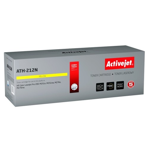 Activejet ATH-212N Toner (replacement for HP 131A CF212A, Canon CRG-731Y; Supreme; 1800 pages; yellow) Activejet ATH-212N Toner (replacement for HP 131A CF212A, Canon CRG-731Y; Supreme; 1800 pages; yellow)